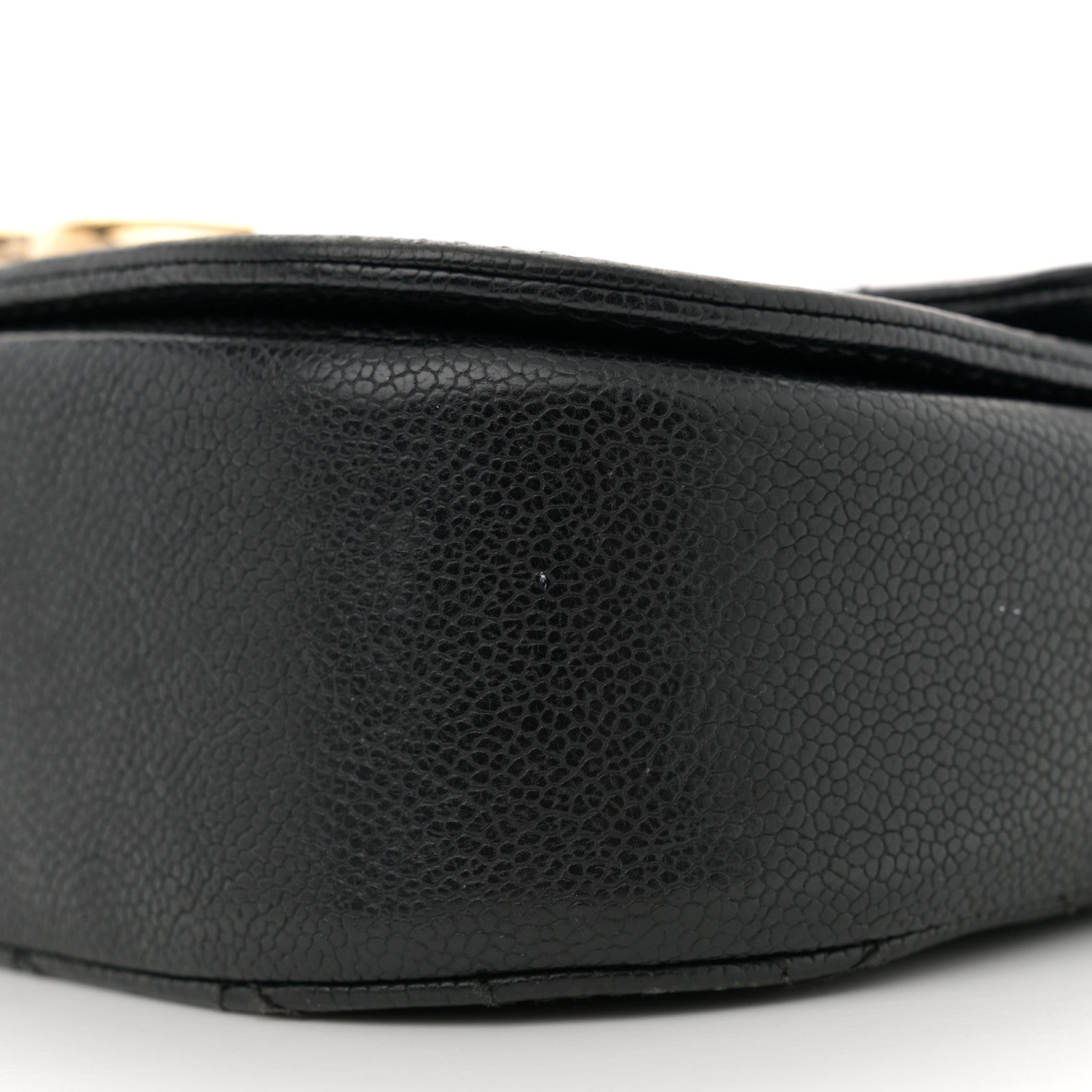 Chanel Grained Calfskin Quilted Small Cuba Top Handle Flap Black 10 of 12