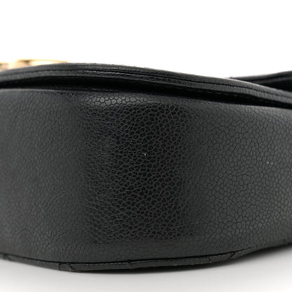 Chanel Grained Calfskin Quilted Small Cuba Top Handle Flap Black 10 of 12