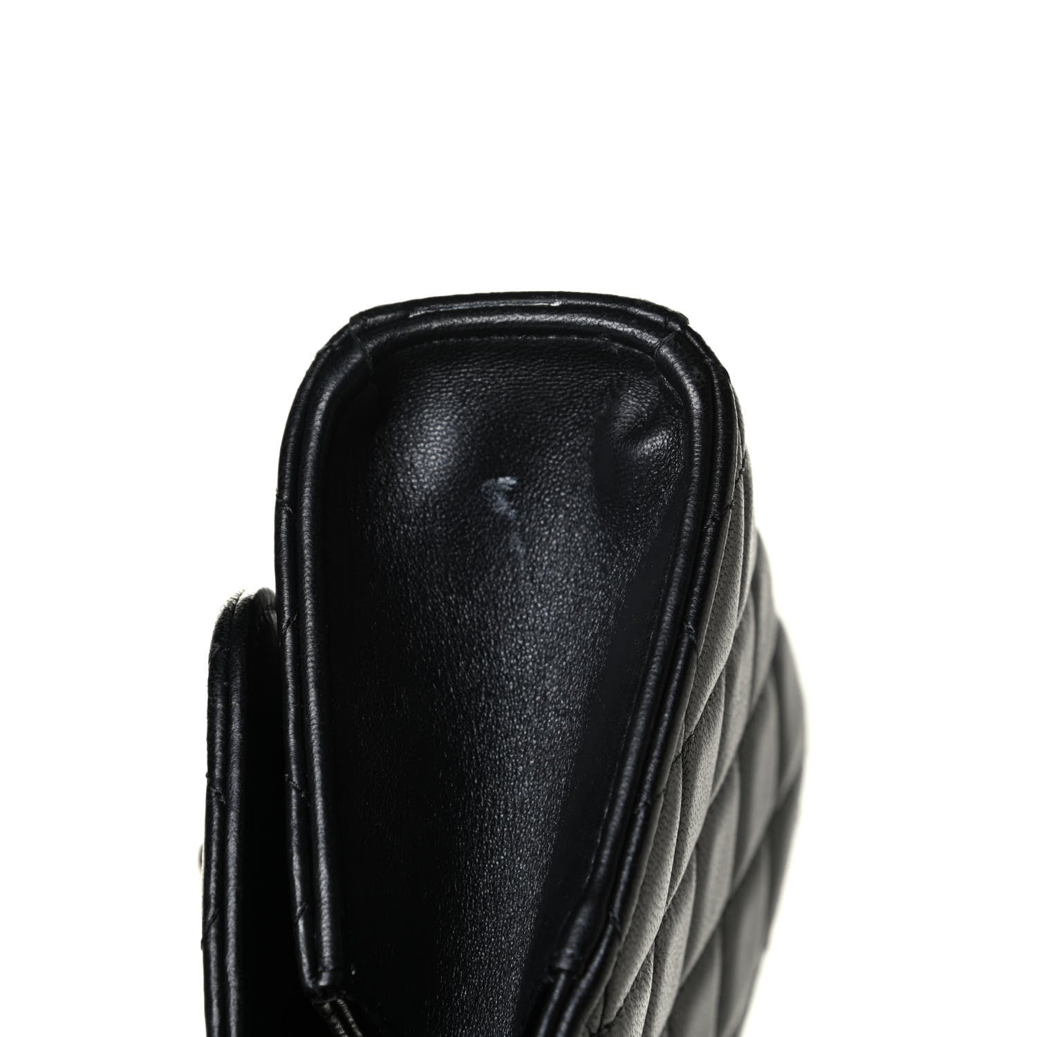 Chanel Lambskin Quilted Mini Trendy CC Chain Wallet Black 7 of 8