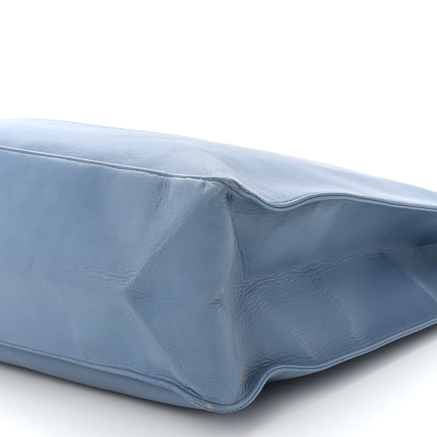 Lambskin Jumbo CC Shoulder Bag Blue