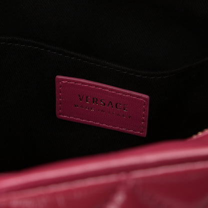 Versace Nappa Quilted Icon Bowler Fuchsia 6 of 10