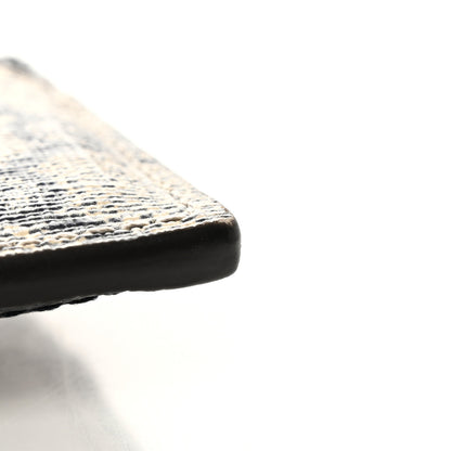 Gucci GG Supreme Monogram Textured Dollar Calfskin Web Ophidia Card Holder Beige Blue 13 of 15