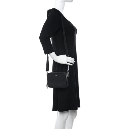 Christian Dior Calfskin Oblique Galaxy Perforated Messenger Black Multicolor 2 of 12