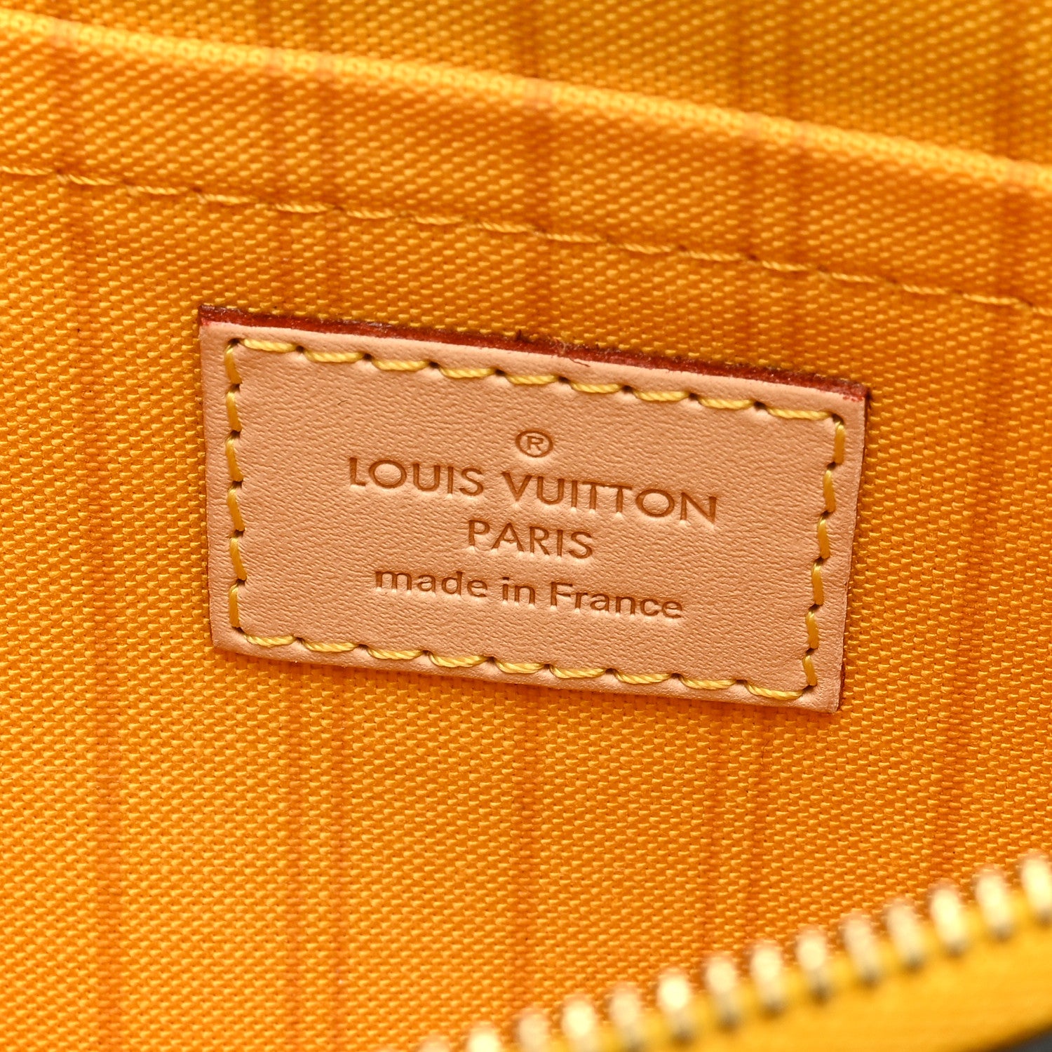Louis Vuitton Monogram Tahitienne Neverfull MM GM Pochette Yellow 6 of 7