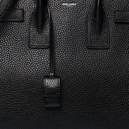 Saint Laurent Grained Calfskin Small Sac De Jour Black 8 of 10