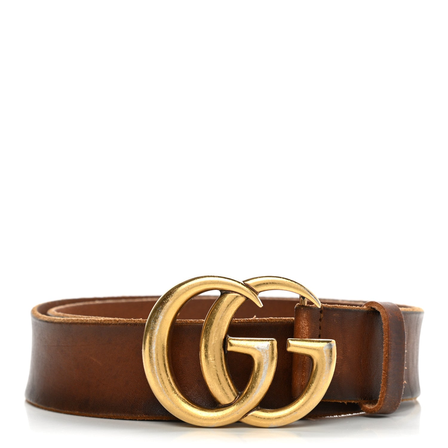 Gucci Faded Calfskin Double G 40mm Belt 85 34 Cuir 1 of 6
