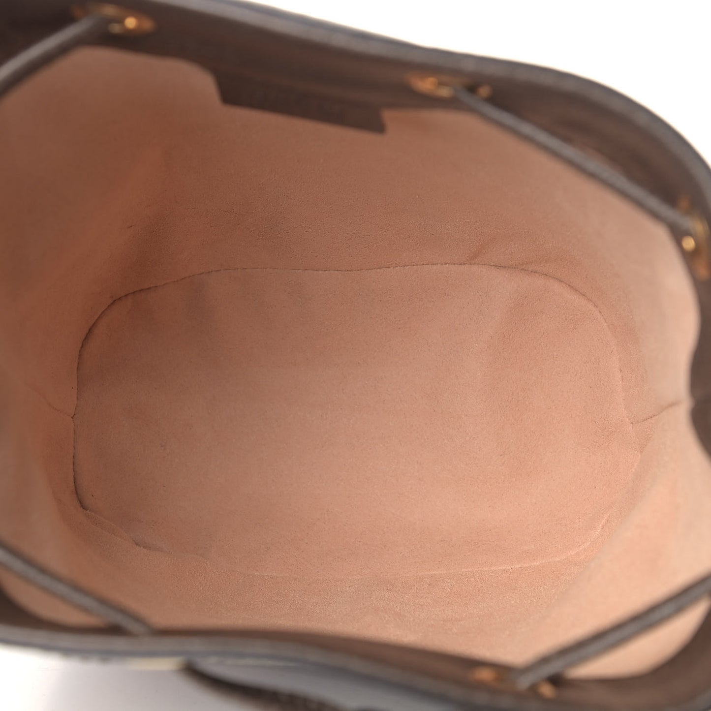 GG Supreme Monogram Web Mini Ophidia Bucket Bag Brown
