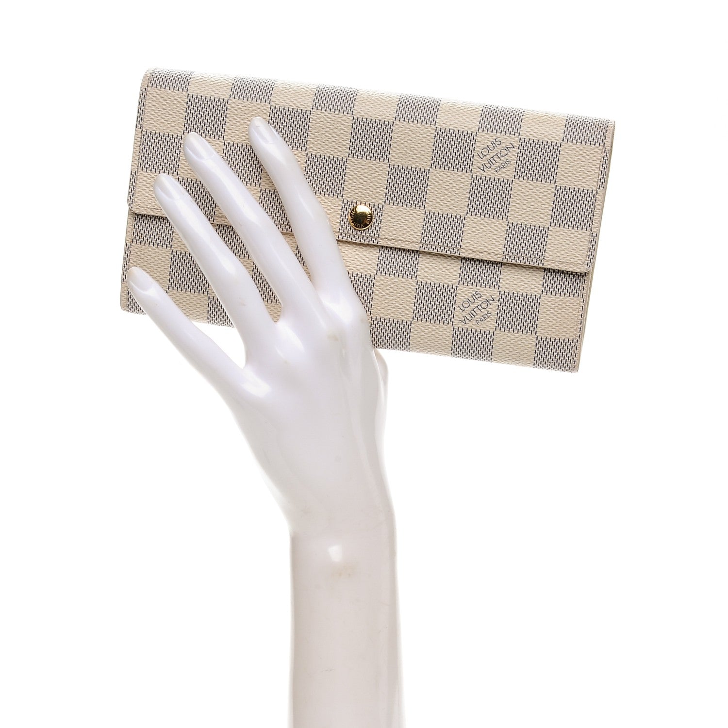 Louis Vuitton Damier Azur Sarah Wallet 2 of 8
