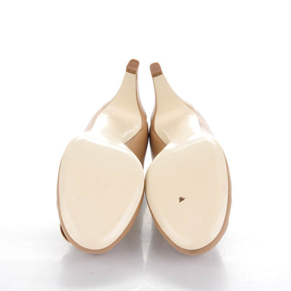 Chanel Lambskin Camellia Pumps 40 Beige 6 of 7