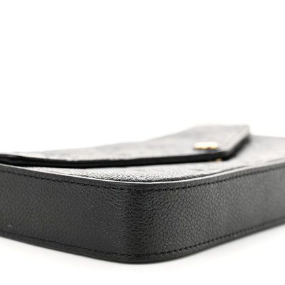 Louis Vuitton Empreinte Pochette Felicie Chain Wallet Black 9 of 14