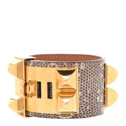 Hermes Lizard Collier De Chien CDC Bracelet S Ombre 3 of 10