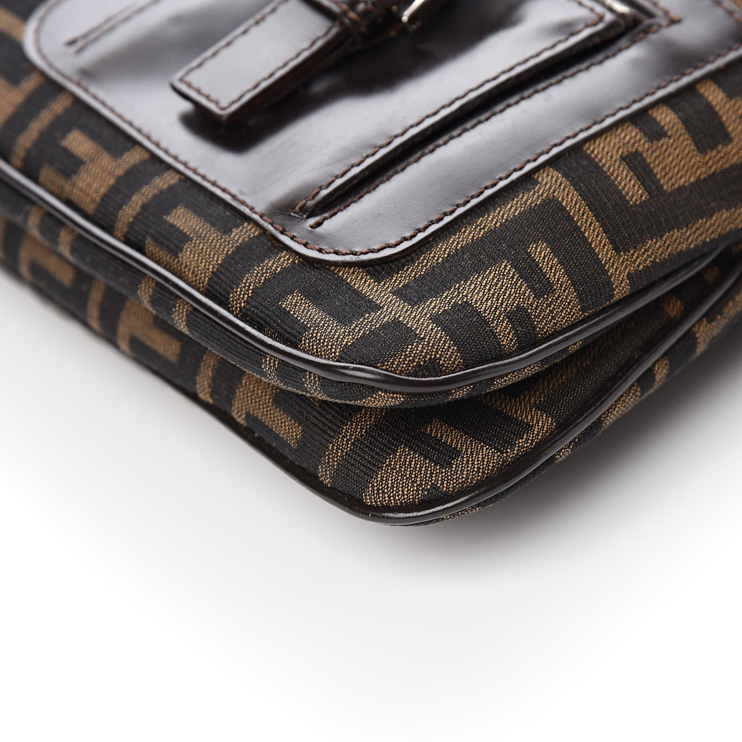 Fendi Zucca Shoulder Bag Tobacco 12 of 13