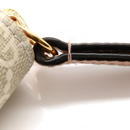 Gucci Dollar Calfskin GG Supreme Monogram GG Marmont Zip Around Wallet Light Pink Beige White 10 of 11
