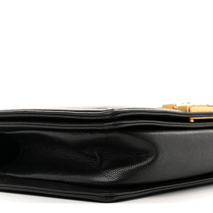 Chanel Caviar Quilted Medium Boy Flap Black 9 of 15
