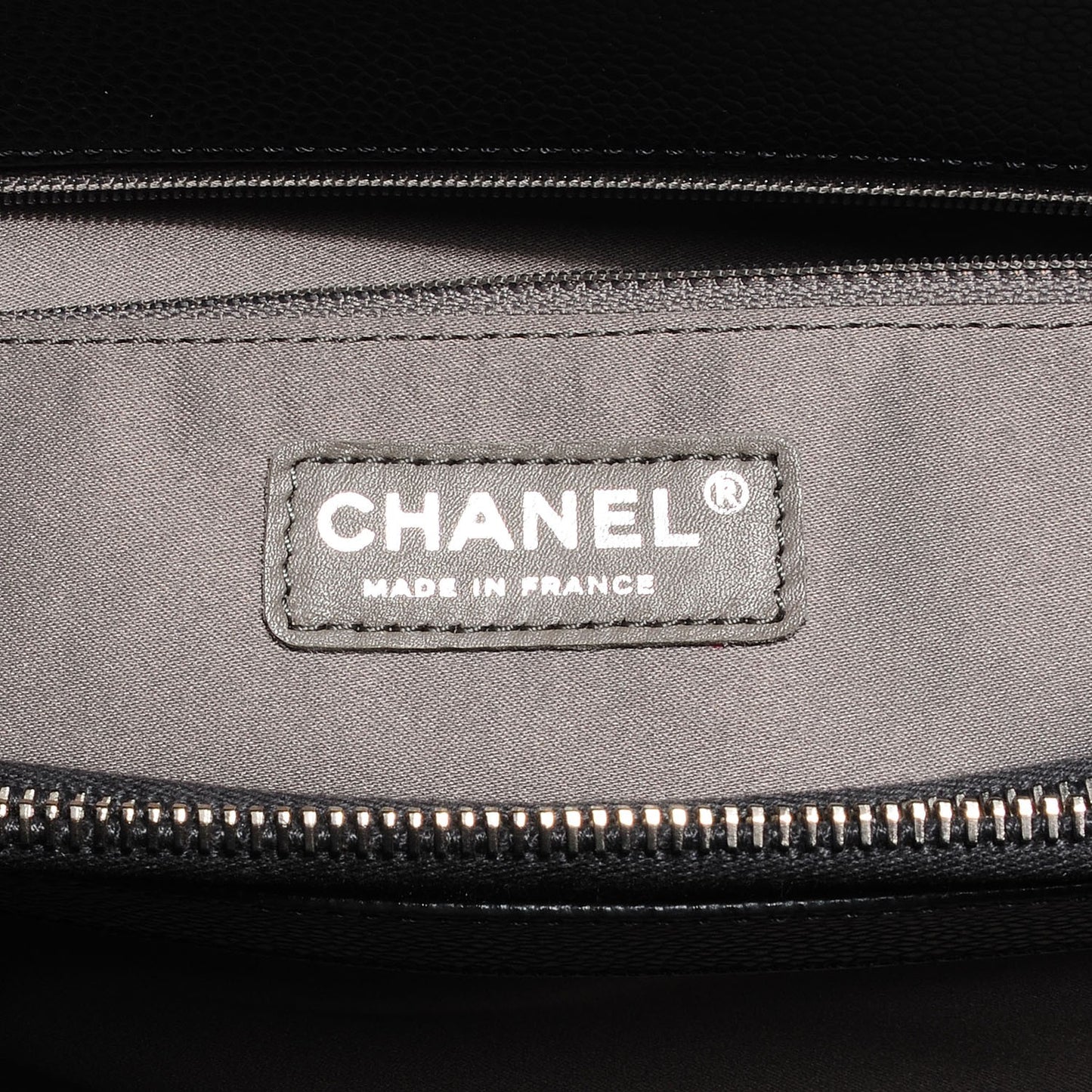Caviar Grand Shopping Tote GST Dark Grey