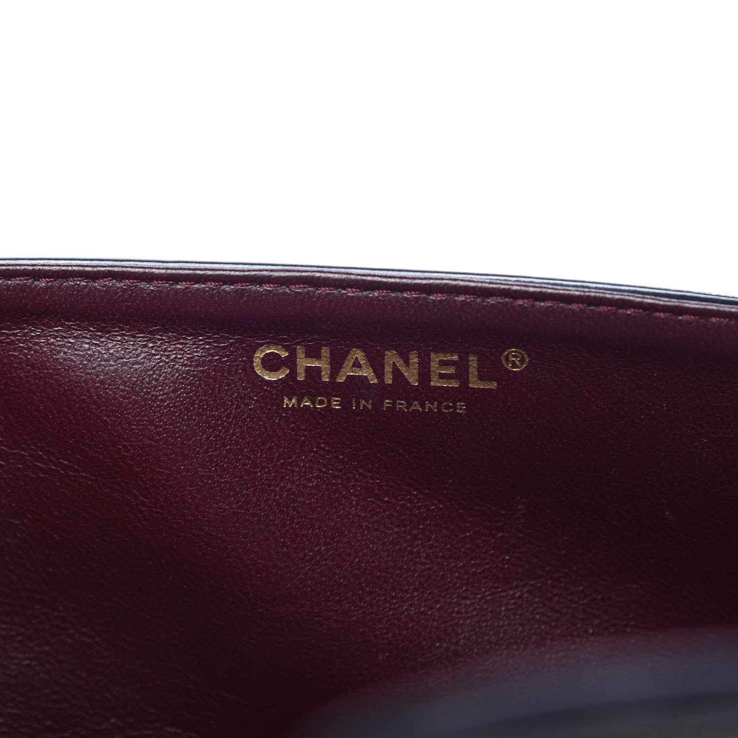 Chanel Patent Quilted 2.55 Reissue East West Clutch Navy Blue 8 of 10