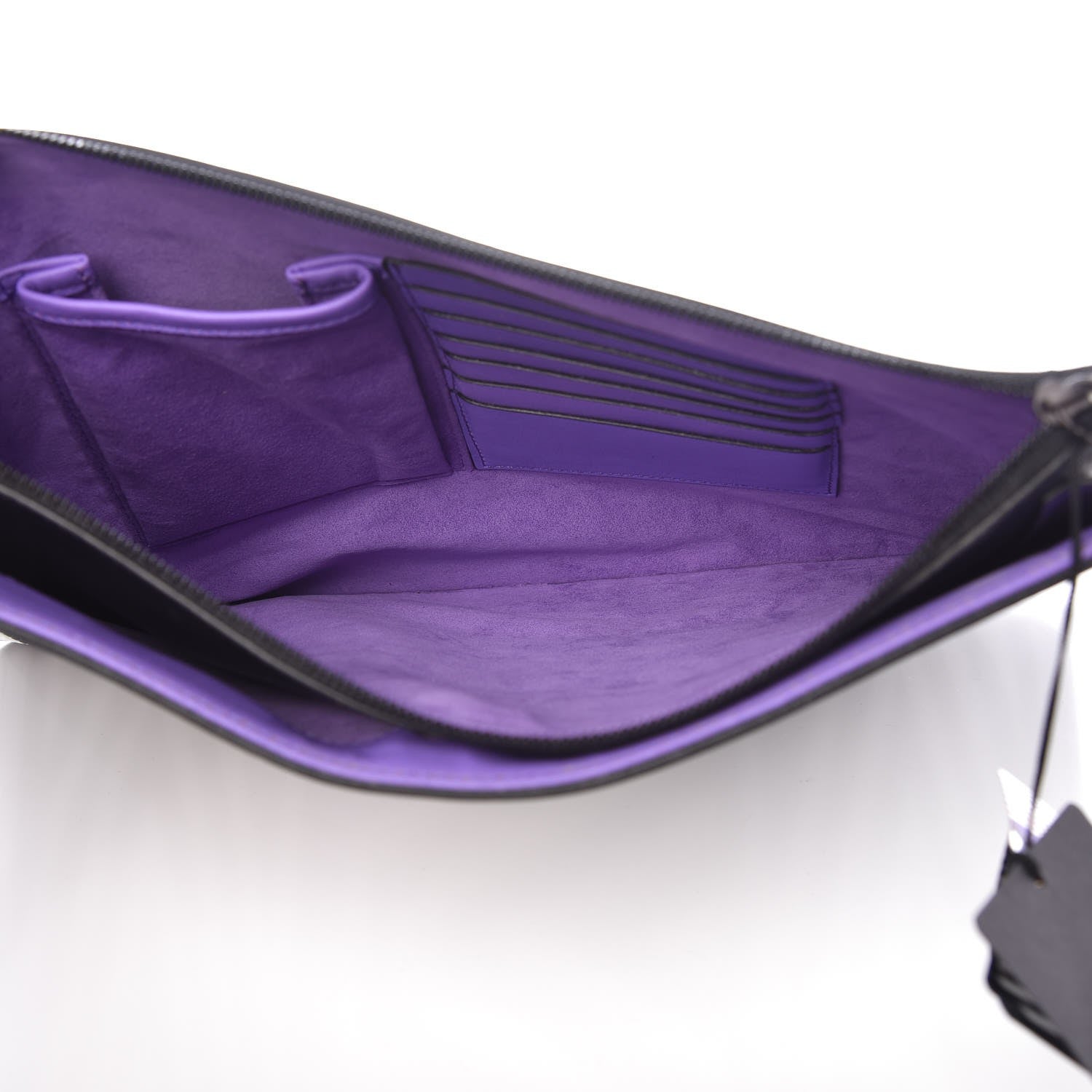 MCM Calfskin Tobias Rehberger Print Pouch Purple 6 of 13