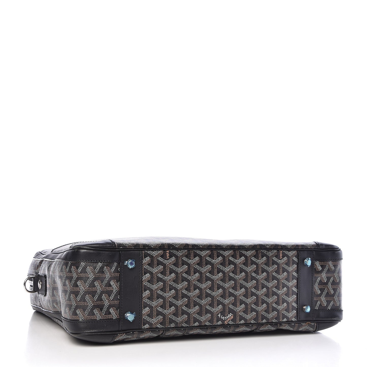 Goyardine Ambassade MM Briefcase Black