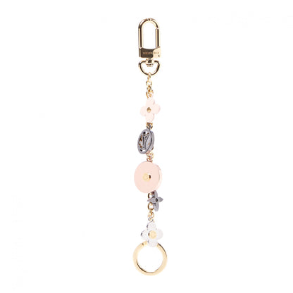 Louis Vuitton Metal Plexiglass Flash Flower Bag Charm Chain 1 of 5