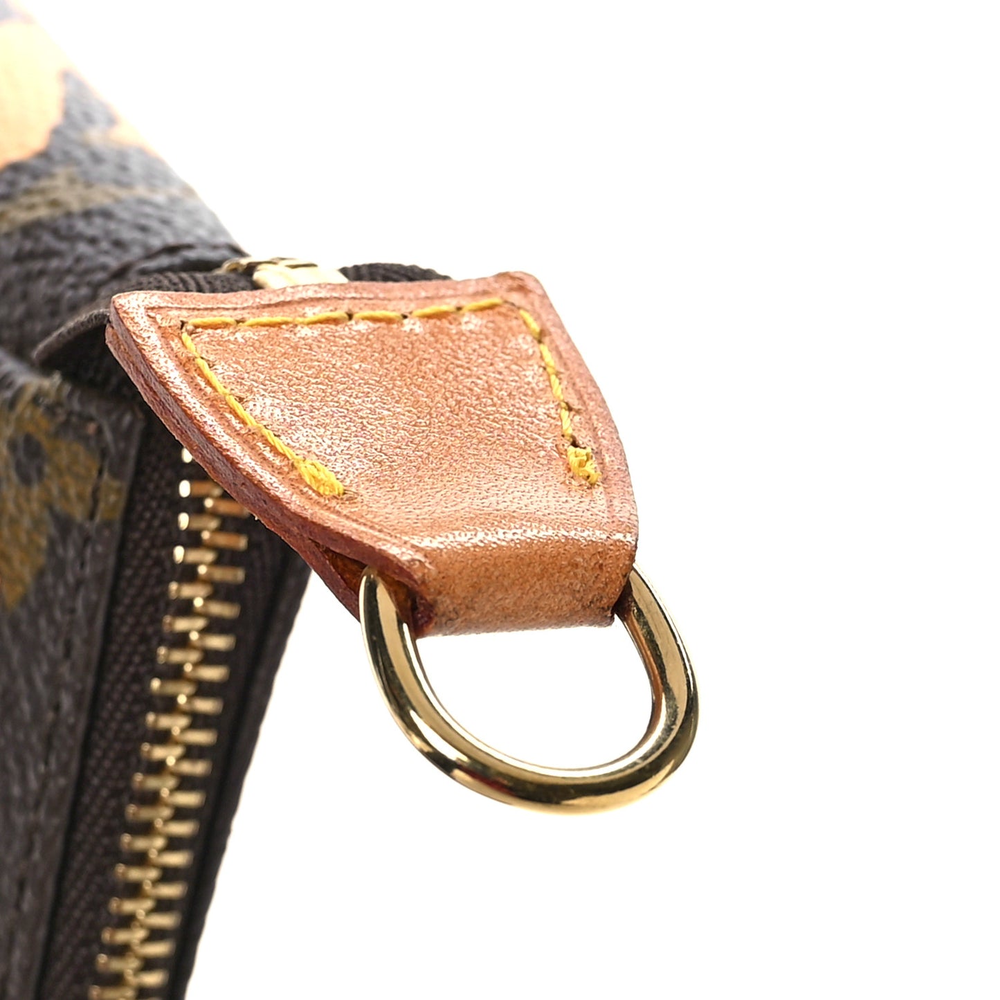 Monogram Graffiti Pochette Accessories Peach