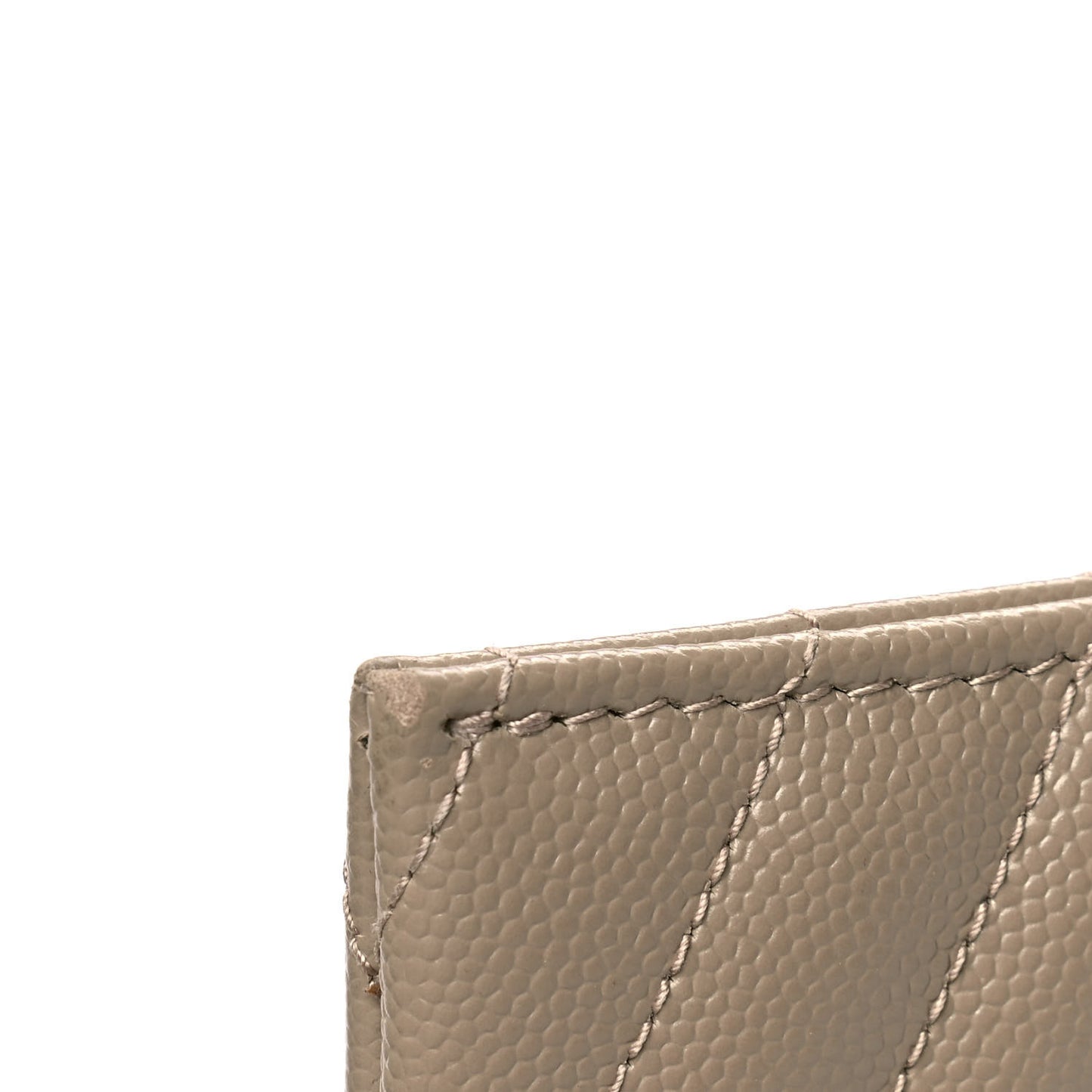 Grain De Poudre Chevron Monogram Bill Pouch Dune