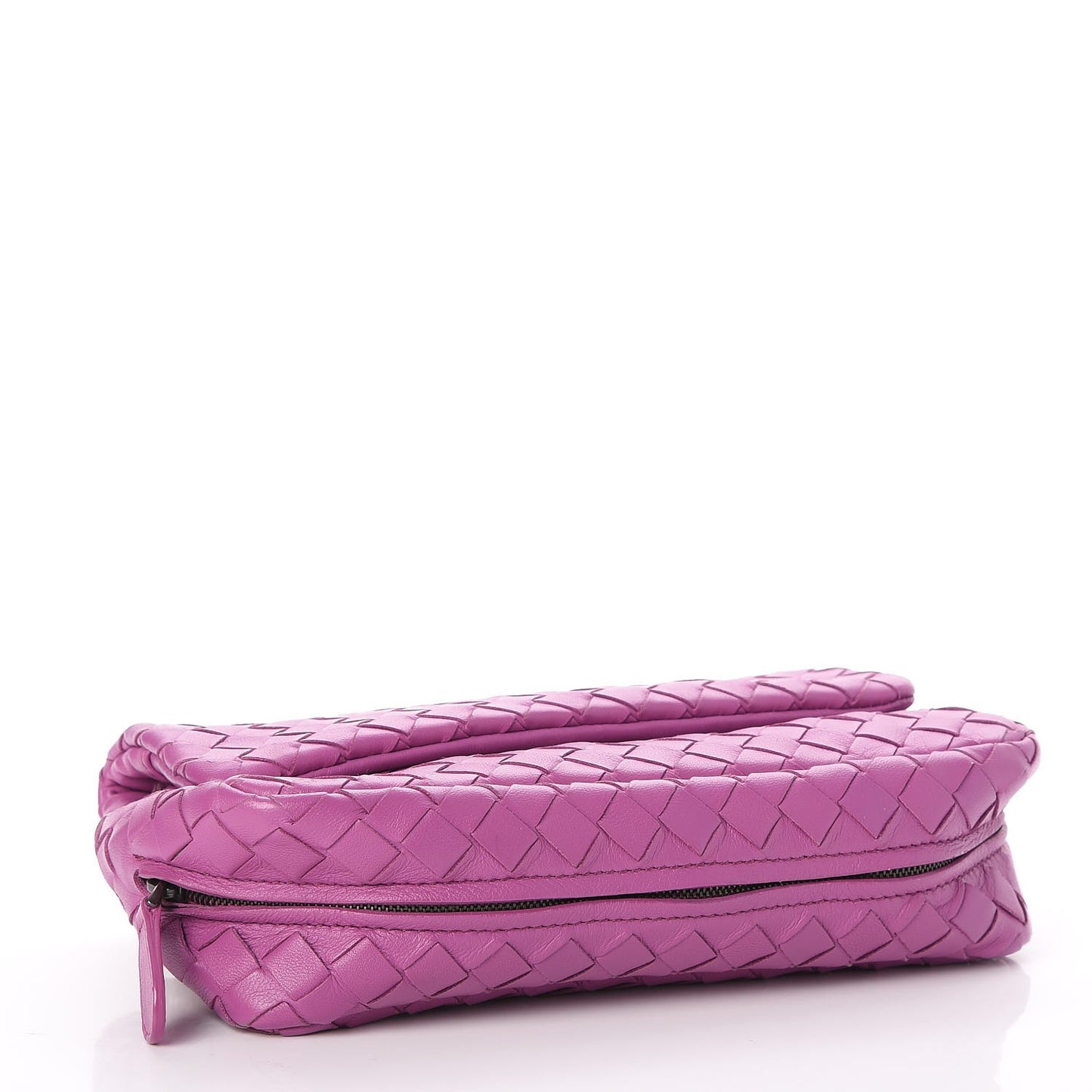 Nappa Intrecciato Mini Chain Messenger Peony
