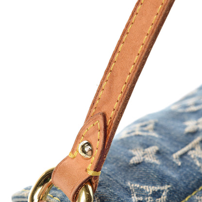 Louis Vuitton Monogram Denim Mini Pleaty Blue 10 of 14