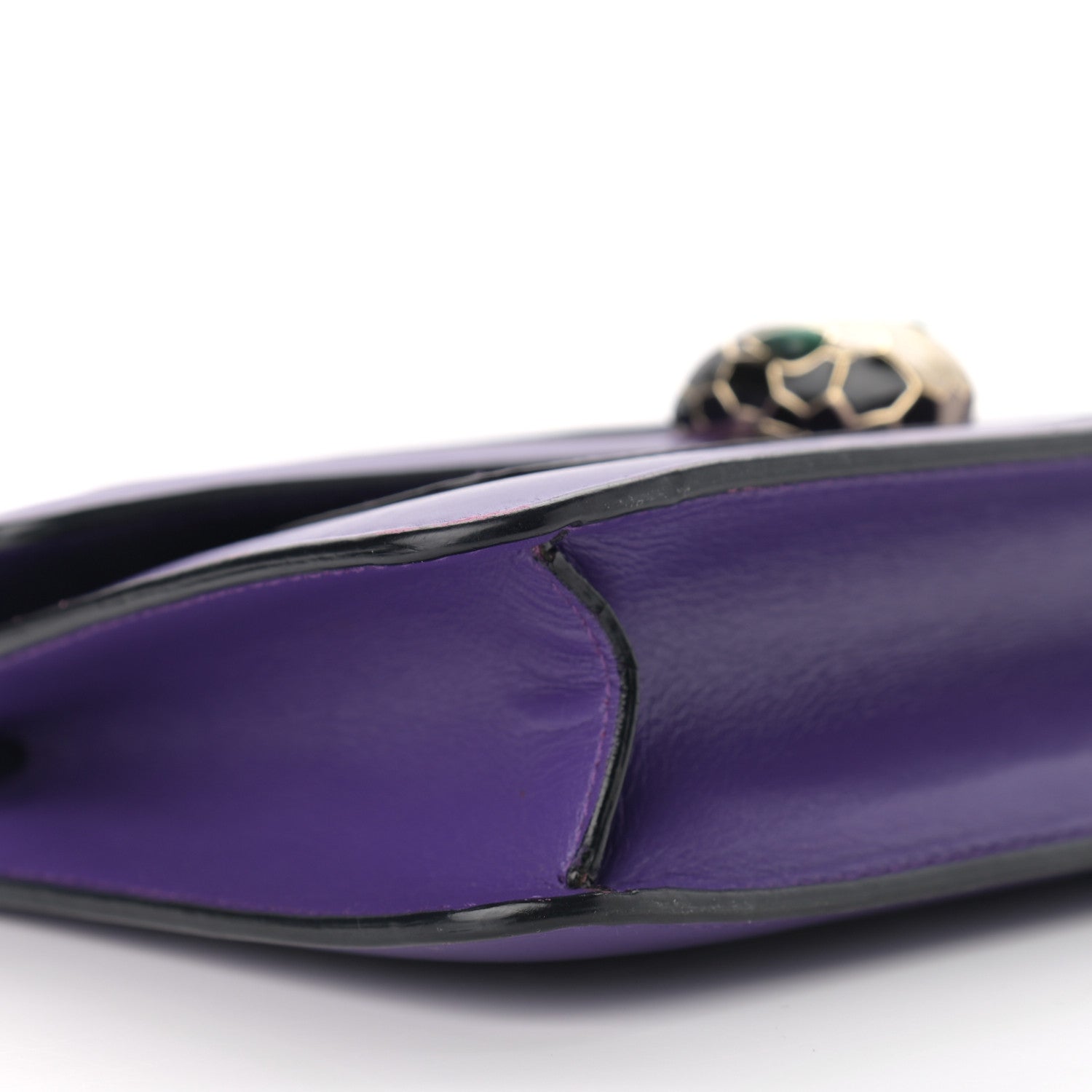 Bulgari Calfskin Serpenti Forever Crossbody Bag Amethyst 5 of 14