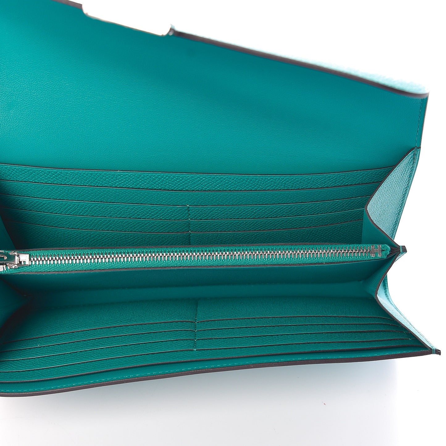 Epsom Constance Long Wallet Bleu Paon