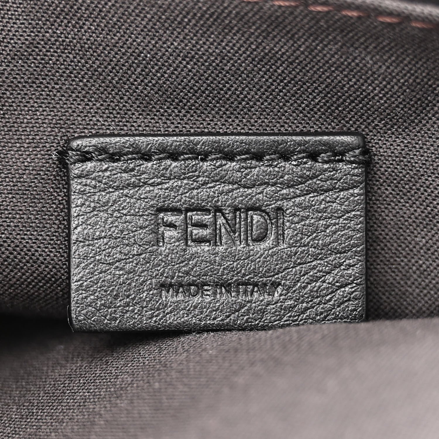 Fendi Vitello Soft F is Fendi Bi-Color FF 1974 Embossed Envelope Wallet On Chain with Pouches Maya Black 7 of 13