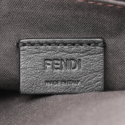 Fendi Vitello Soft F is Fendi Bi-Color FF 1974 Embossed Envelope Wallet On Chain with Pouches Maya Black 7 of 13