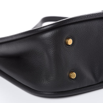 Mulberry Small Classic Grain Calfskin Small Leighton Black 7 of 8