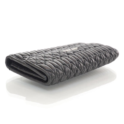 Miu Miu Matelasse Wallet Black 4 of 6