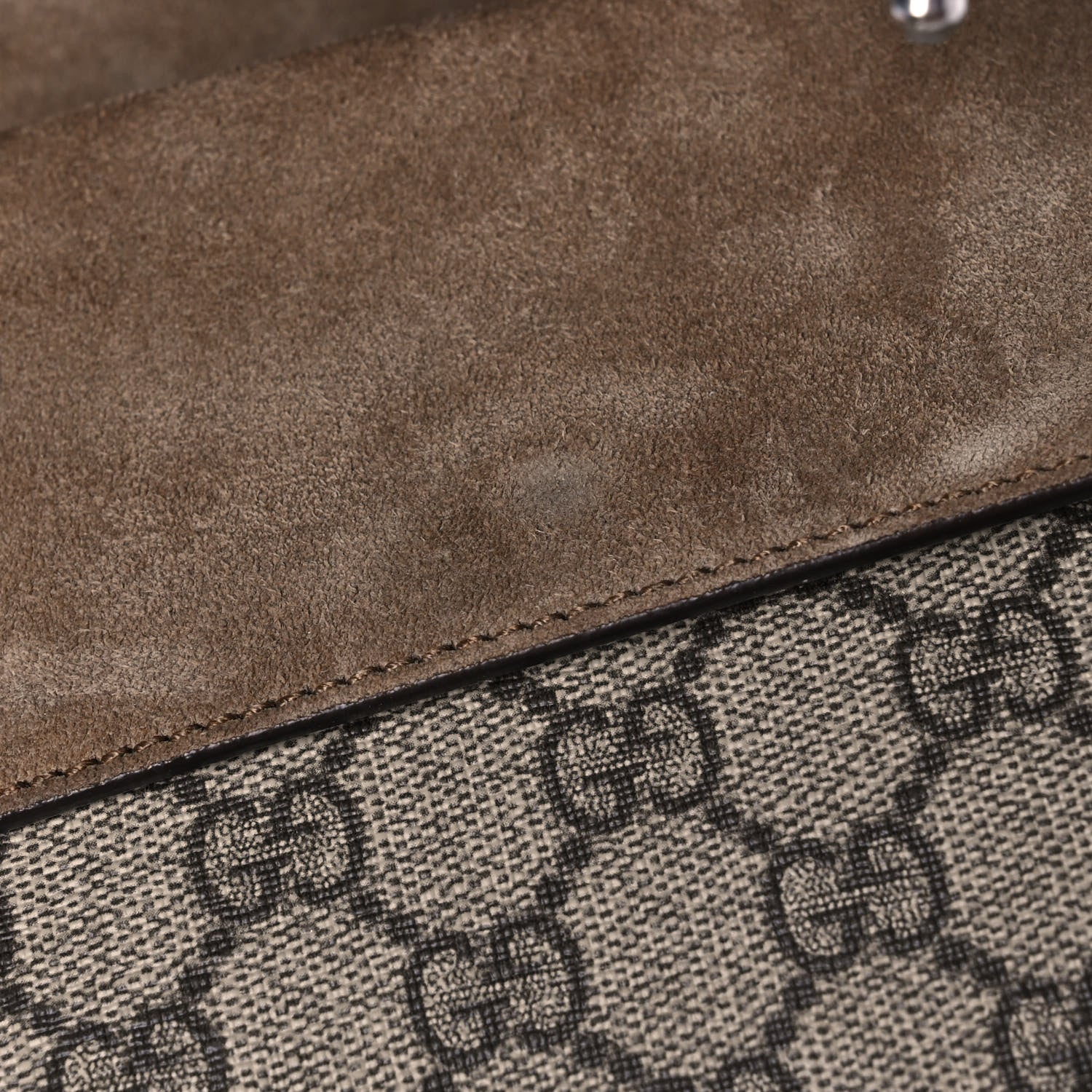 Gucci GG Supreme Monogram Mini Dionysus Shoulder Bag Taupe 12 of 12