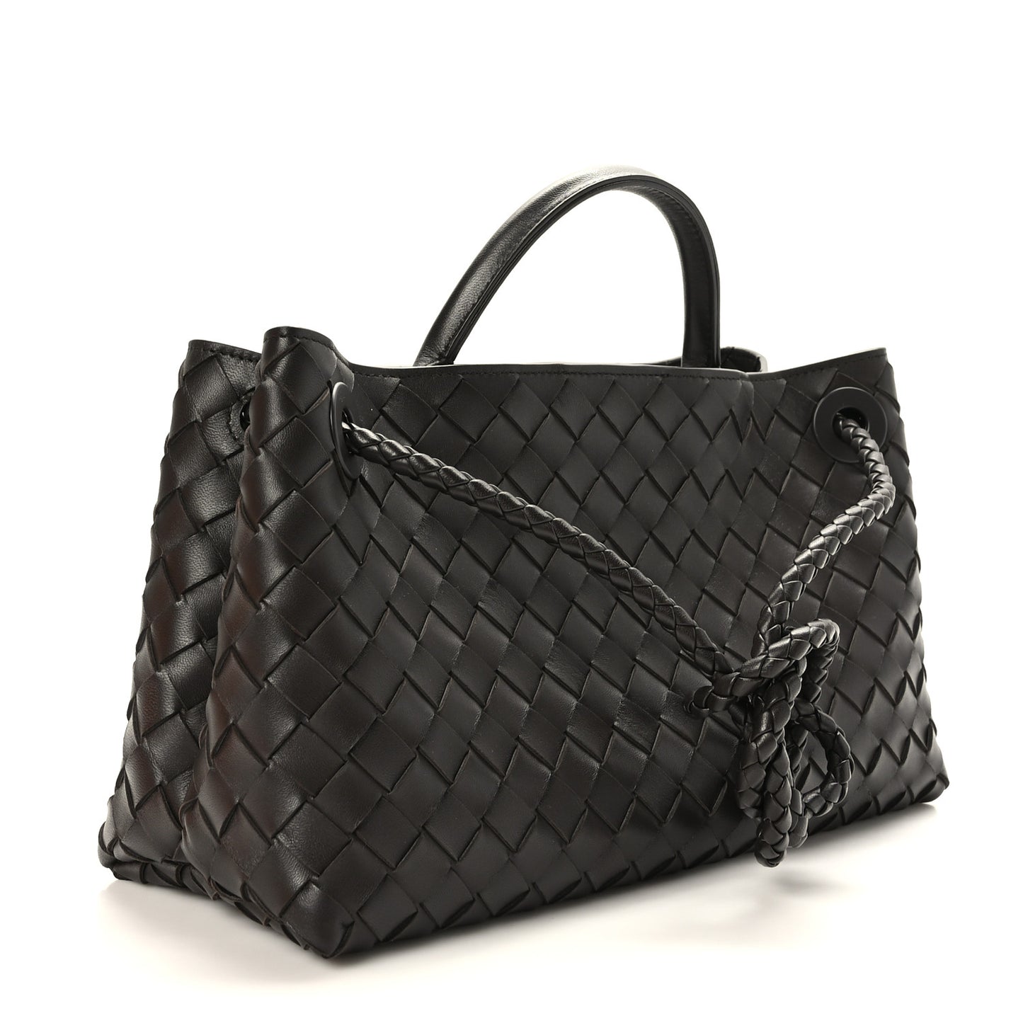 Nappa Intrecciato Small East West Andiamo Shoulder Bag Fondant