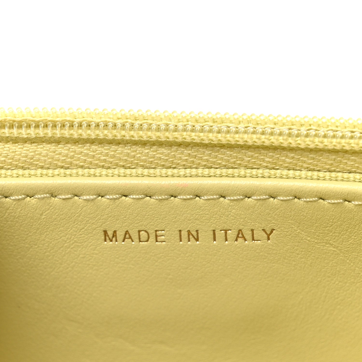 Chanel Calfskin Quilted Perfect Fit Wallet On Chain WOC Yellow 7 of 13