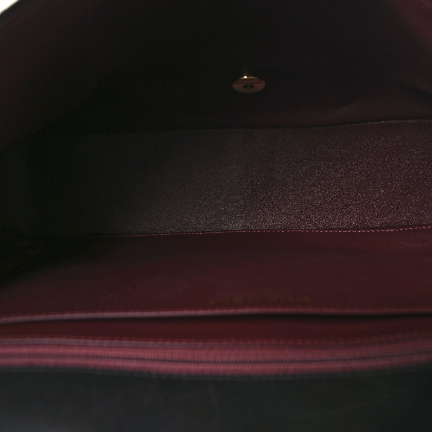 Lambskin Quilted Jumbo Double Flap Black