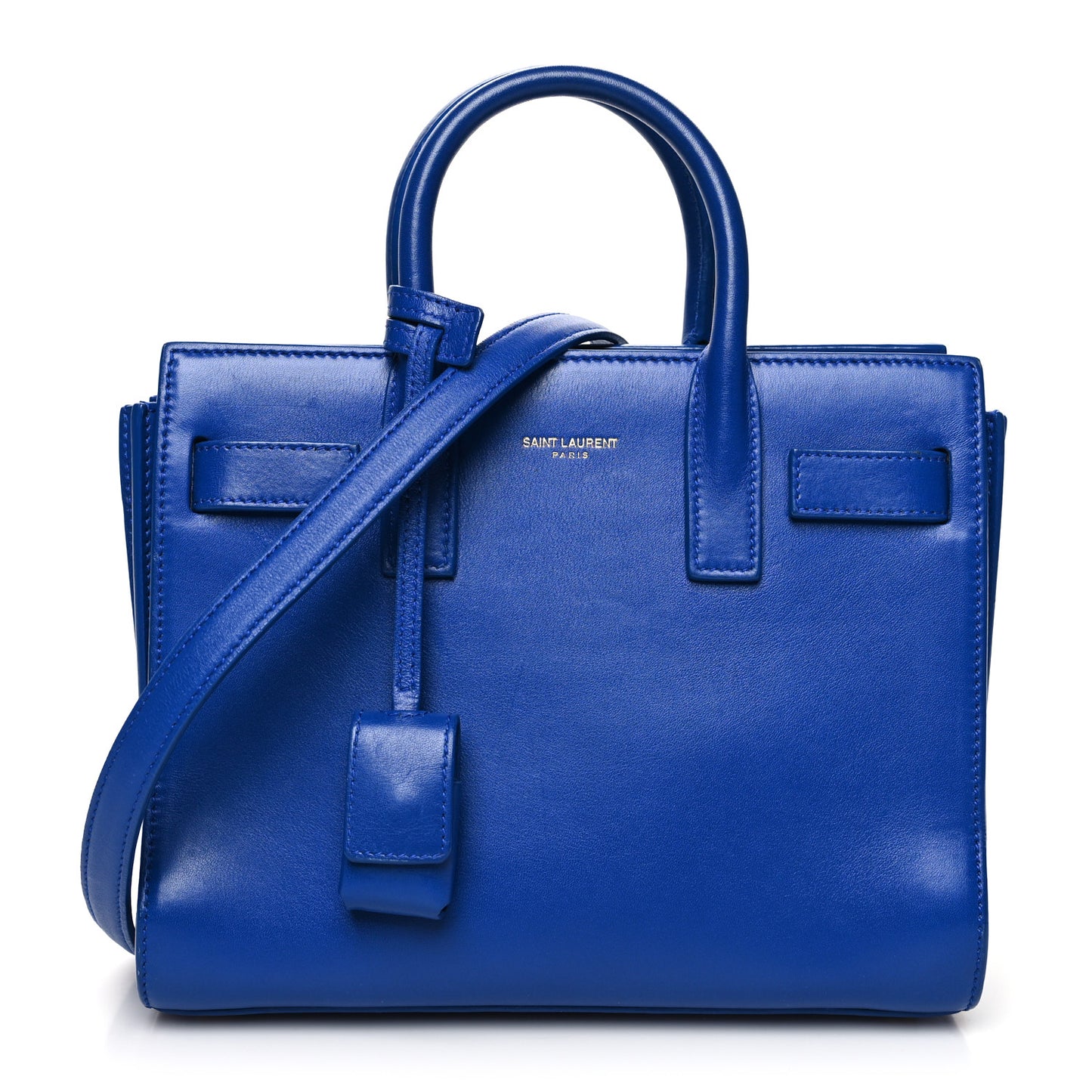 Calfskin Nano Sac De Jour Royal Blue