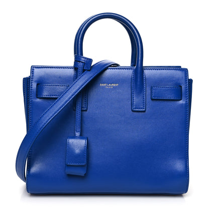 Saint Laurent Calfskin Nano Sac De Jour Royal Blue 1 of 11