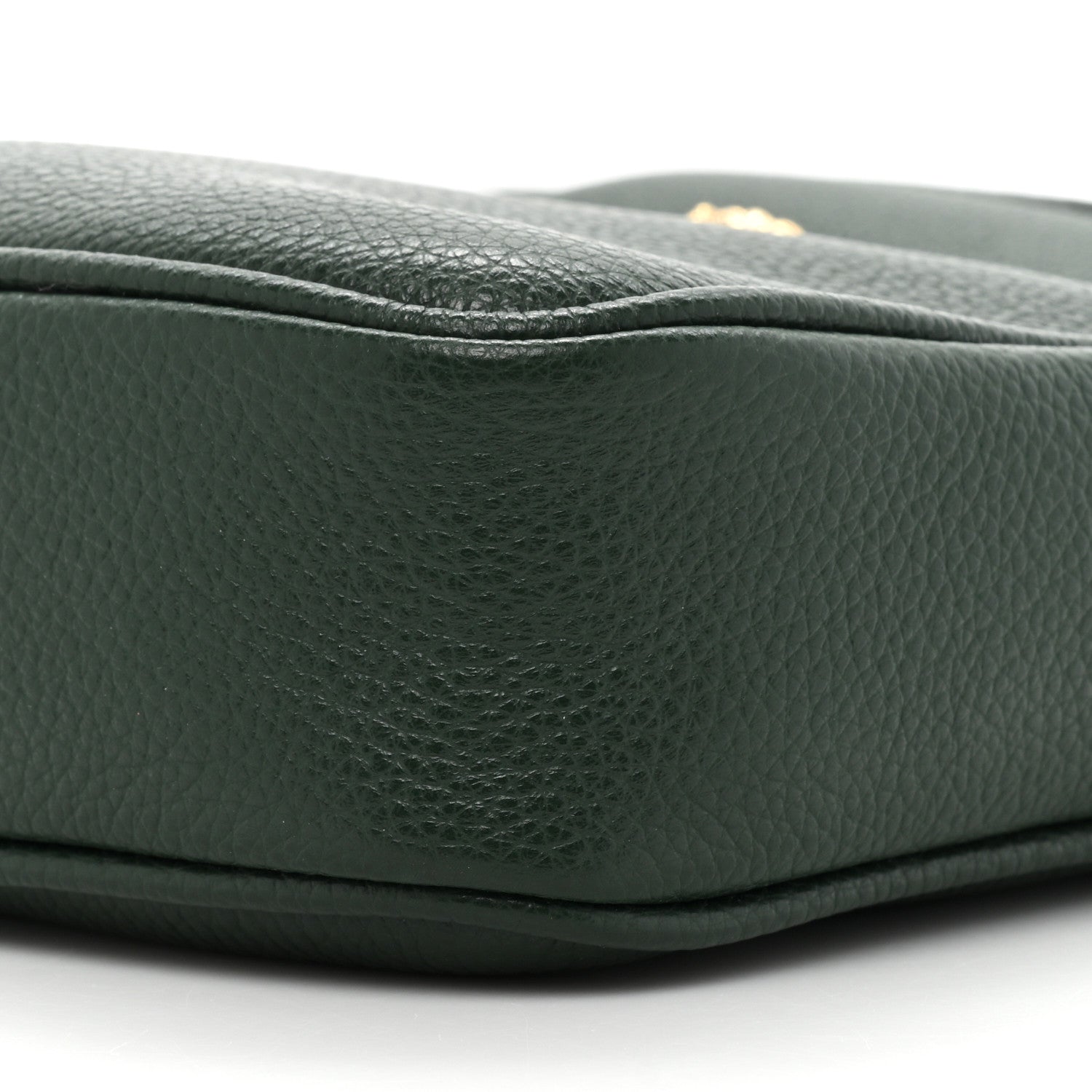 Versace Grained Calfskin Small Medusa Messenger Bag Green 7 of 11