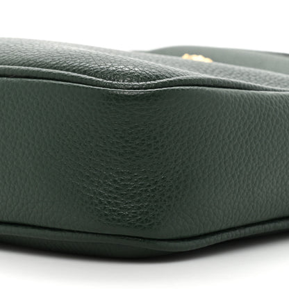 Versace Grained Calfskin Small Medusa Messenger Bag Green 7 of 11