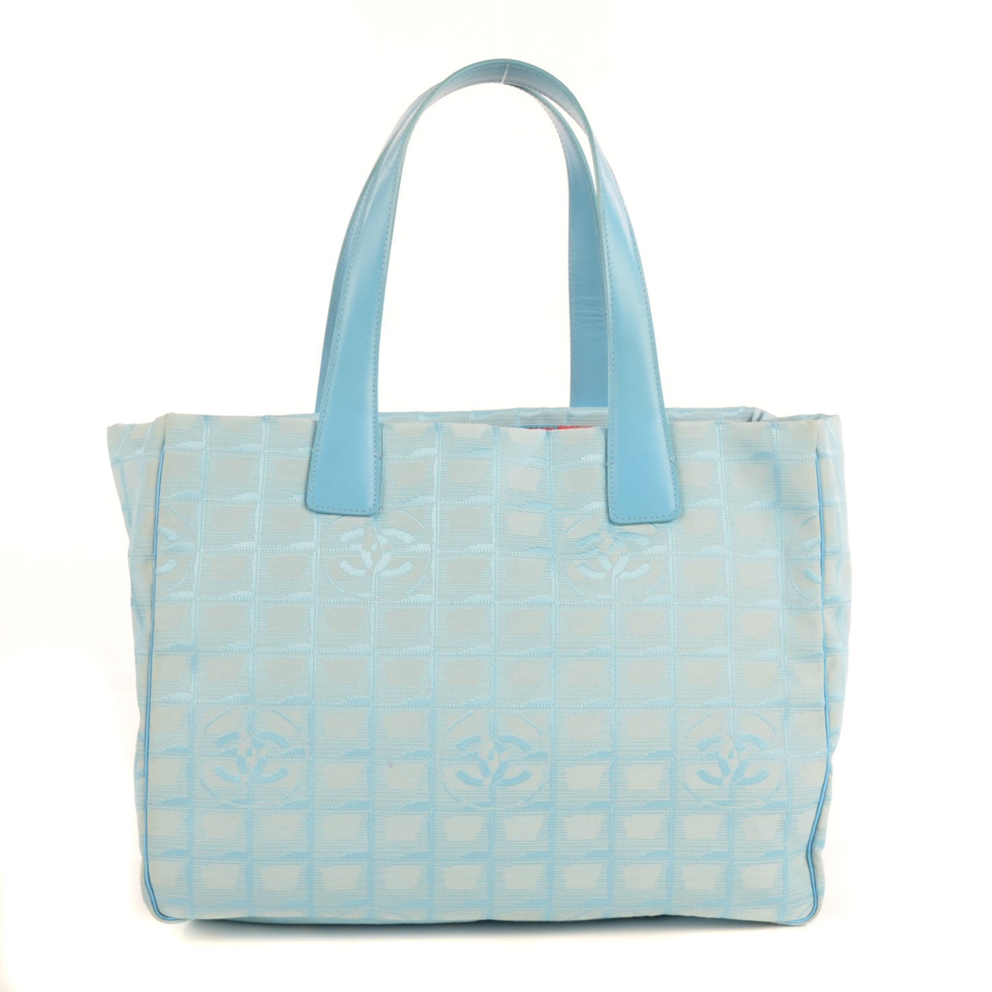 Nylon Medium Travel Tote Blue