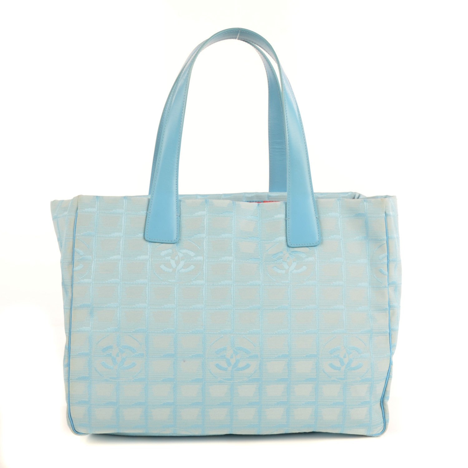 Chanel Nylon Medium Travel Tote Blue 1 of 8