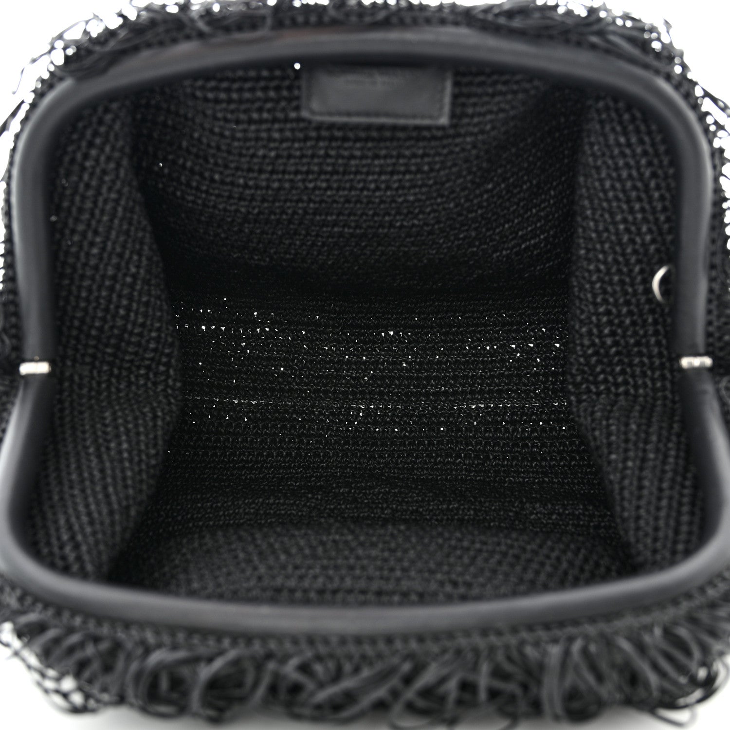 Bottega Veneta Lambskin The Sponge Pouch Clutch Black 5 of 6