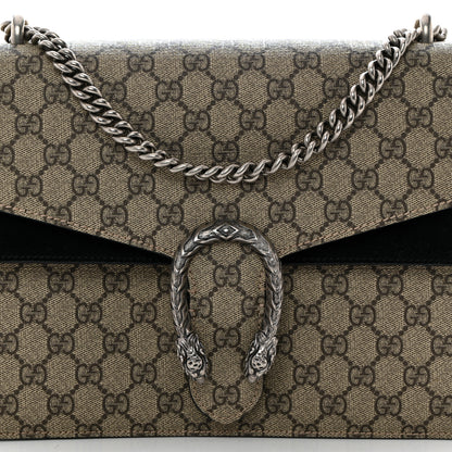 Gucci GG Supreme Monogram Medium Dionysus Shoulder Bag Black 8 of 10