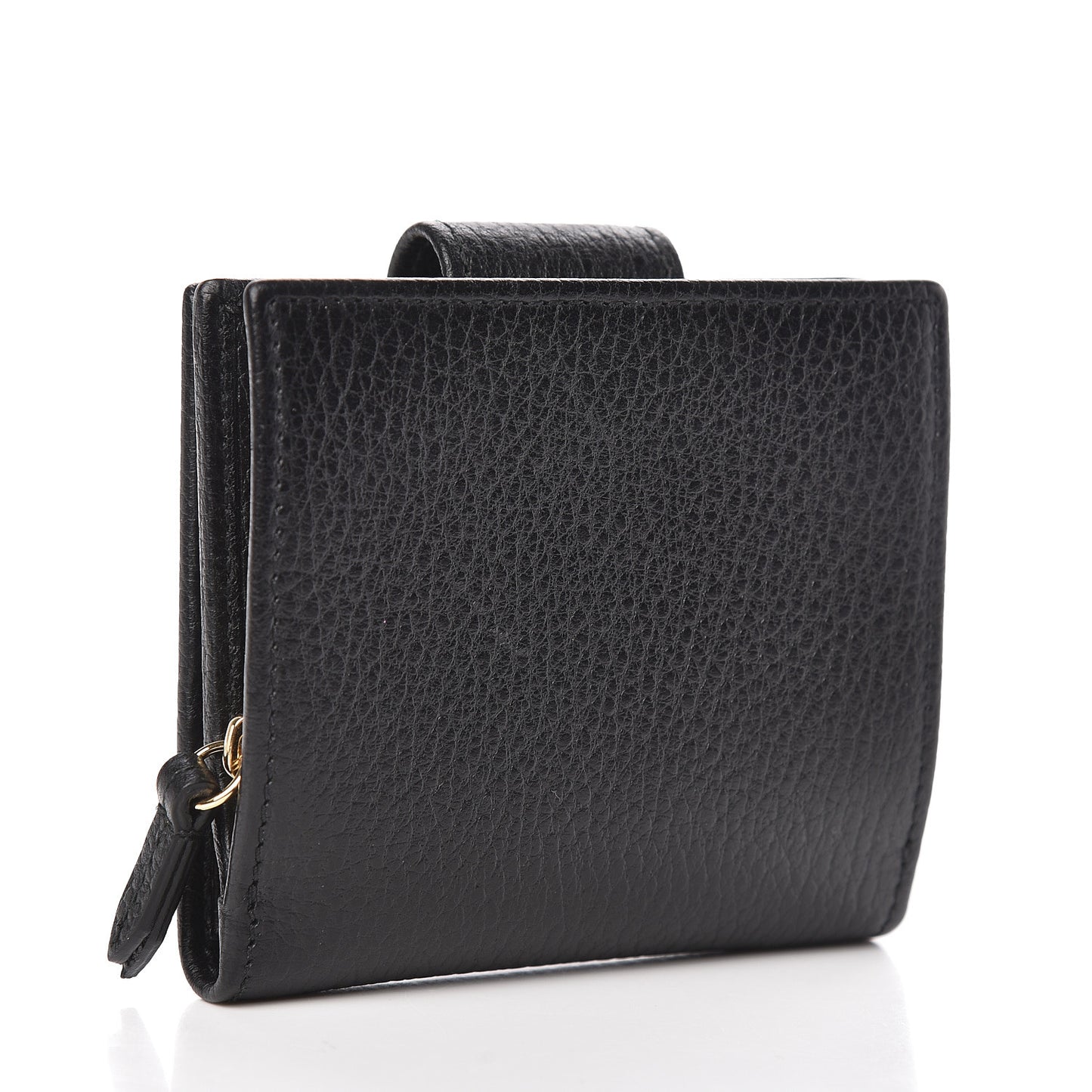 Dollar Calfskin GG Marmont French Wallet Black