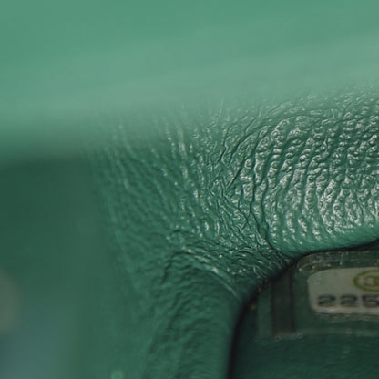 Chanel Lambskin Quilted Mini Square Flap Green 7 of 9
