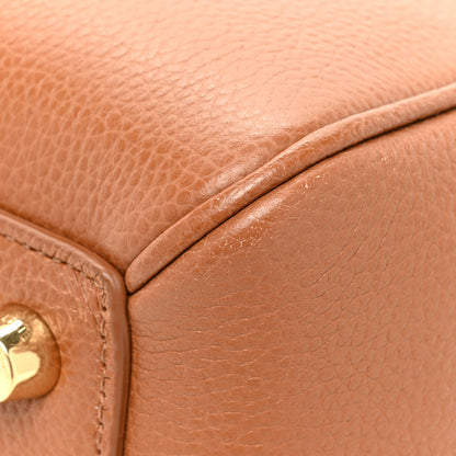 Celine Grained Calfskin Classique 16 Top Handle Bag Tan 10 of 13