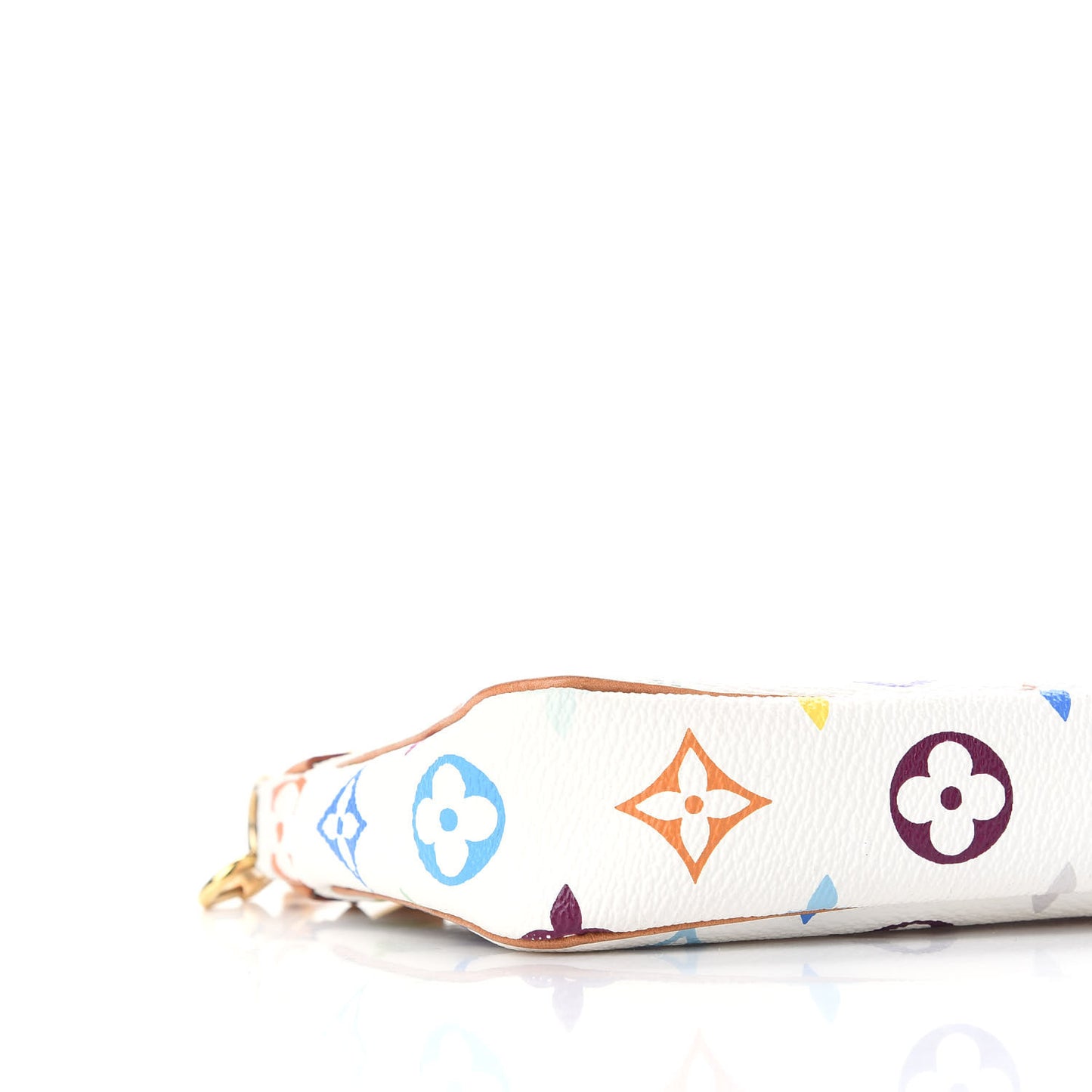 Monogram Multicolor Pochette Accessories White