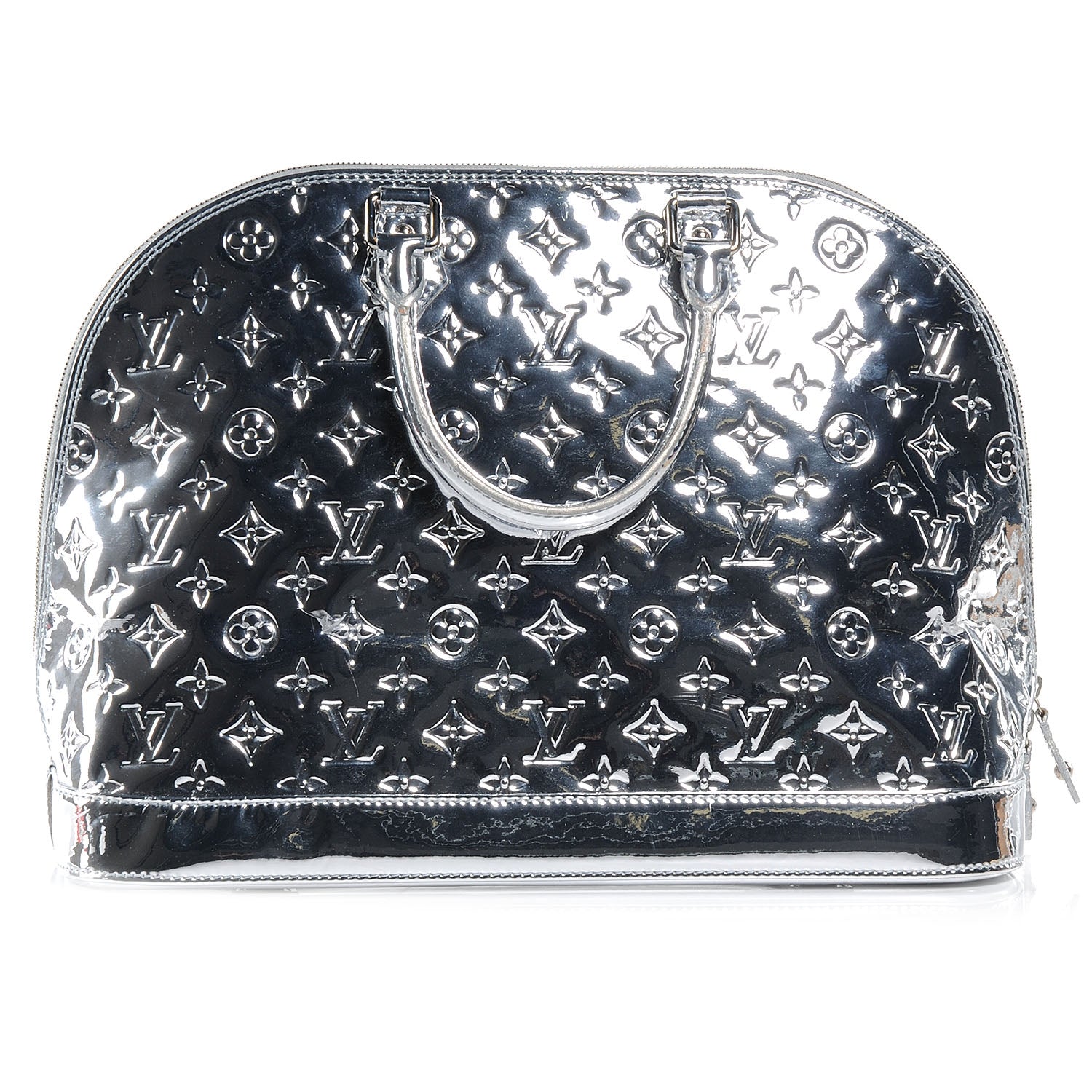 Louis Vuitton Monogram Miroir Alma MM Silver 1 of 7